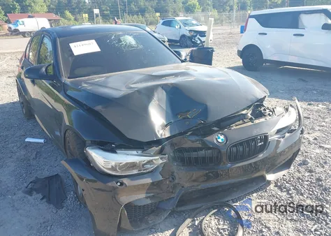 2015 BMW M3 z USA, uszkodzony, nr VIN WBS3C9C51FP806048